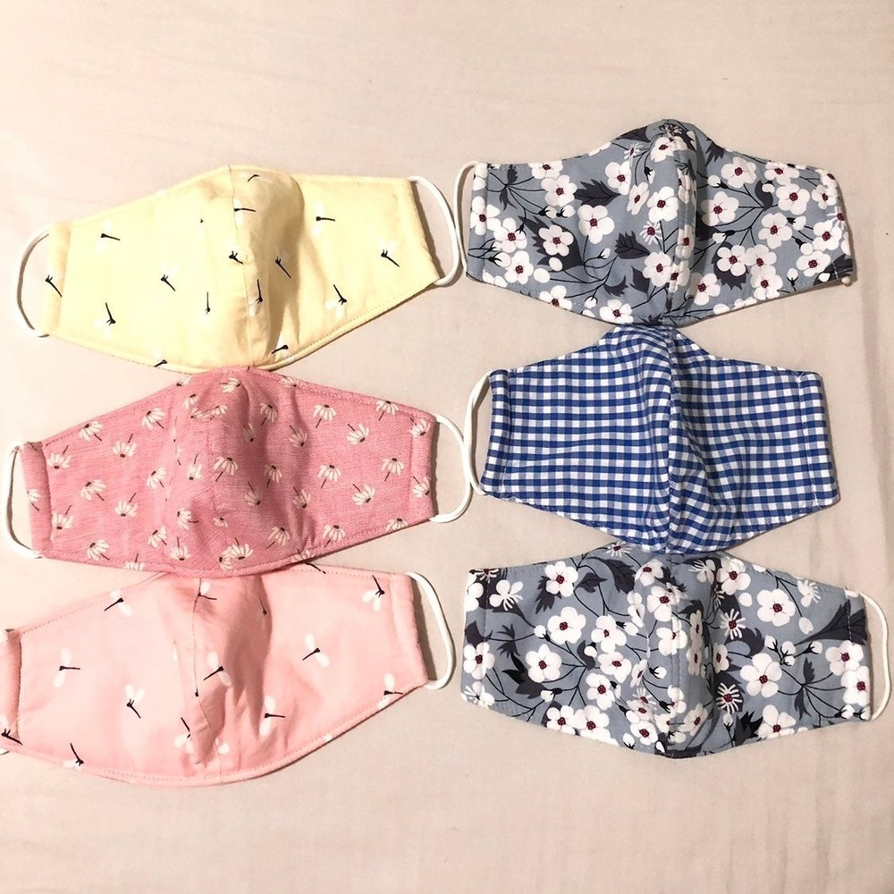Set of 6 face masks